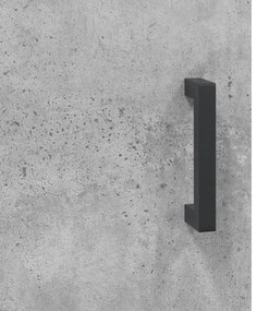 Armário parede 60x31x70cm derivados de madeira cinzento cimento