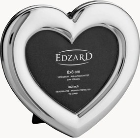 Moldura para fotos banhada a prata Heart