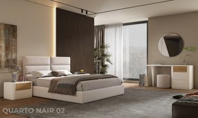 Quarto Nair 02 (Lacado I Personalizável) - 180x200 cm, elevatorio