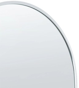 Espelho de pé prateado 36 x 150 cm BAGNOLET Beliani