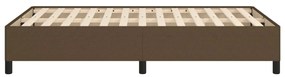 Estrutura de cama sem colchão 120x190cm castanho escuro
