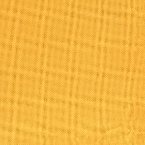 Sofá-cama 2 lugares com duas almofadas tecido amarelo