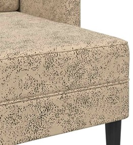 Sofá 2 lugares com Chaise em L 125 cm couro artificial