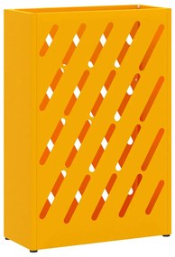 Suporte de Guarda-Chuva Amarelo Mostarda 28x12x41 cm em Aço