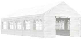 Tenda de Eventos com telhado 11,15x4,08x3,22 m polietileno branco