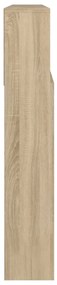 Armário de cabeceira 220x19x103,5 cm cor carvalho sonoma