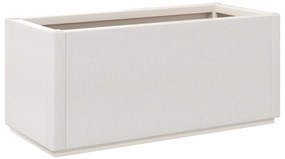 Vaso/floreira 80x36x35 cm PP branco