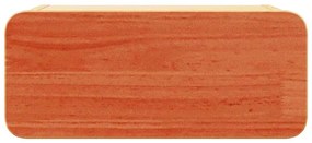 Mesa de Cabeceira Montada na Parede com gaveta Castanho-mel