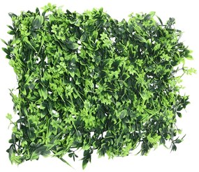 Vedação de folhas artificiais 24 pcs 40x60 cm verde