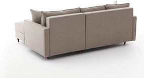 Sofá de Canto Eva – Creme – 210 x 82 x 195 cm