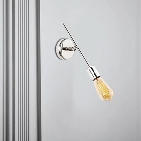 Aplique de Parede Mizrak – Cromado – 4 x 24 cm