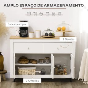 Aparador Barkley de 117 cm - Design Moderno