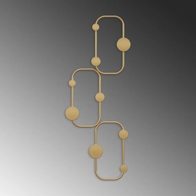 Gancho de Parede em Metal Lizzard – Dourado – 28 x 5 cm