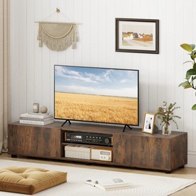 Móvel para TV, 160 x 35 x 30 cm, Para Televisores até 70 Polegadas, Castanho