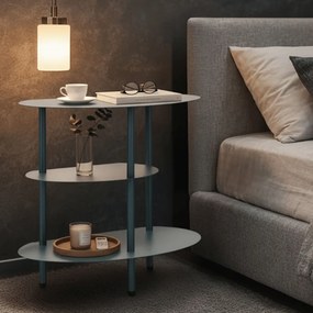 MESA DE CABECEIRA 49,5X27,5X49,5 CM AZUL
