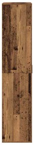 Aparador de Madeira Antiga 80x39x178 cm Madeira Estruturada