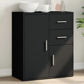 vidaXL Aparador 60x31x70 cm derivados de madeira preto
