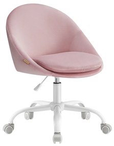 Cadeira de escritório com assento acolchoado e giro suave | SONGMICS | 60 x 56 x 83,3 cm | OBG020R02.