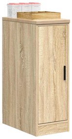 Armário de arrumação de garagem carvalho sonoma 30x51x85 cm