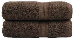 Toalhas de bidé premium SOLUND 2 pcs 30x50 cm 600 gsm castanho