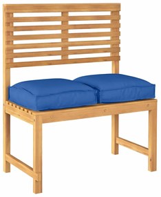 Almofadas para Paletes 2 pcs Azul Royal 40x40x8 cm em Tecido Oxford
