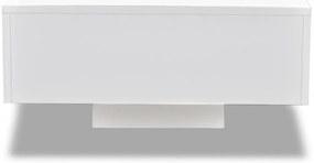 Mesa de centro, branco brilhante