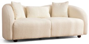 Sofá de 2 Lugares Venedik – Creme – 190x76x91 cm