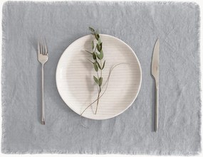 Individual de mesa em linho Light Grey