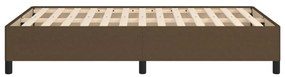 Estrutura de cama sem colchão 120x190cm castanho escuro