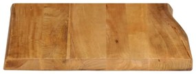 Tampo de mesa c/ borda viva 60x60x2,5 cm mangueira maciça