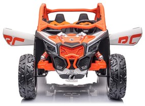 BUGGY MAVERICK UTV  XL 24V MP4 CARRO ELÉTRICO INFANTIL 2 LUGARES LARANJA