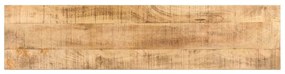 Móvel de TV 130x30x42 cm madeira de mangueira áspera