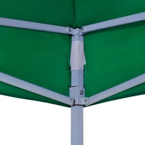 Teto para tenda de festas 3x3 m 270 g/m² verde