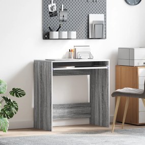 vidaXL Secretária de Computador Cinza Sonoma Madeira engenheirada Compacta