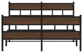 Cama sem colchão com cabeceira e pés 137x190 cm