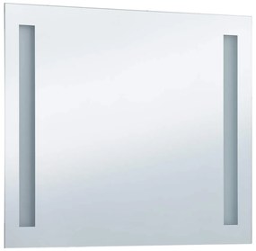 Espelho de parede LED para casa de banho 80x60 cm