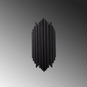 Candeeiro de Parede Kara – Preto – 18x40x8 cm