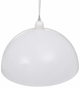 Candeeiros de teto 2 pcs altura ajustável semiesféricos branco