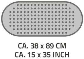 RIDDER Tapete de banho antiderrapante Tecno branco