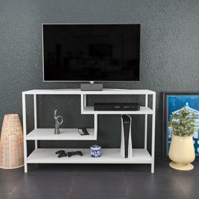 Móvel TV Robbins – Branco – 120 x 39 x 75 cm
