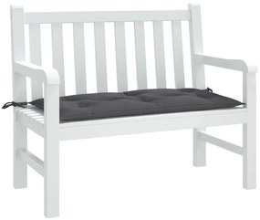 Almofadão p/ banco de jardim 110x50x7cm tecido oxford antracite