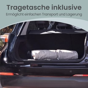 Rede dupla descanso jardim, almofadada com almofadas 200 x 140 cm (C x L) cinza-bege