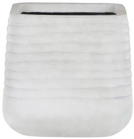 Vaso para plantas branco 38 x 38 x 37 cm PARIKIA Beliani
