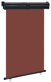 Toldo lateral para varanda 125x250 cm castanho