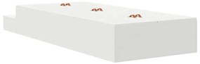 Estrutura de Cama de Armazenamento Branca 90x200 cm
