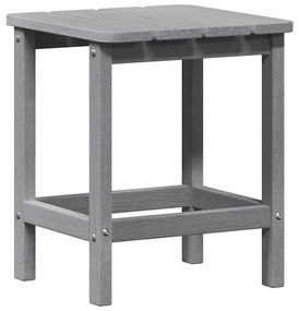 Mesa lateral Adirondack Cinza-claro 38x38x45 cm HDPE
