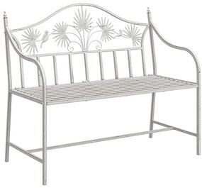 Banco Branco Metal 104 x 52.5 x 89 cm Feito para Durar