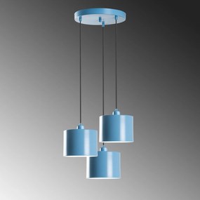 Chandelier Duz – Azul Claro – Diâmetro 45 cm