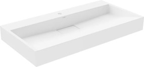 Mexen Ava lavatório de bancada de aglomerado 1/O 90 x 46 cm, branco - 23019001