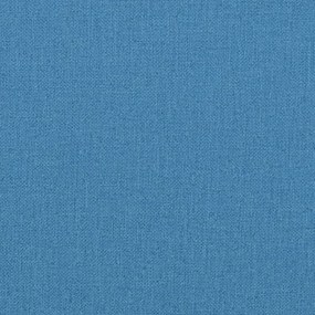 Almofadões banco jardim 2pcs 100x50x7cm mesclado tecido azul